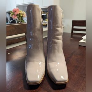 Aldo Patent Leather Look Boots